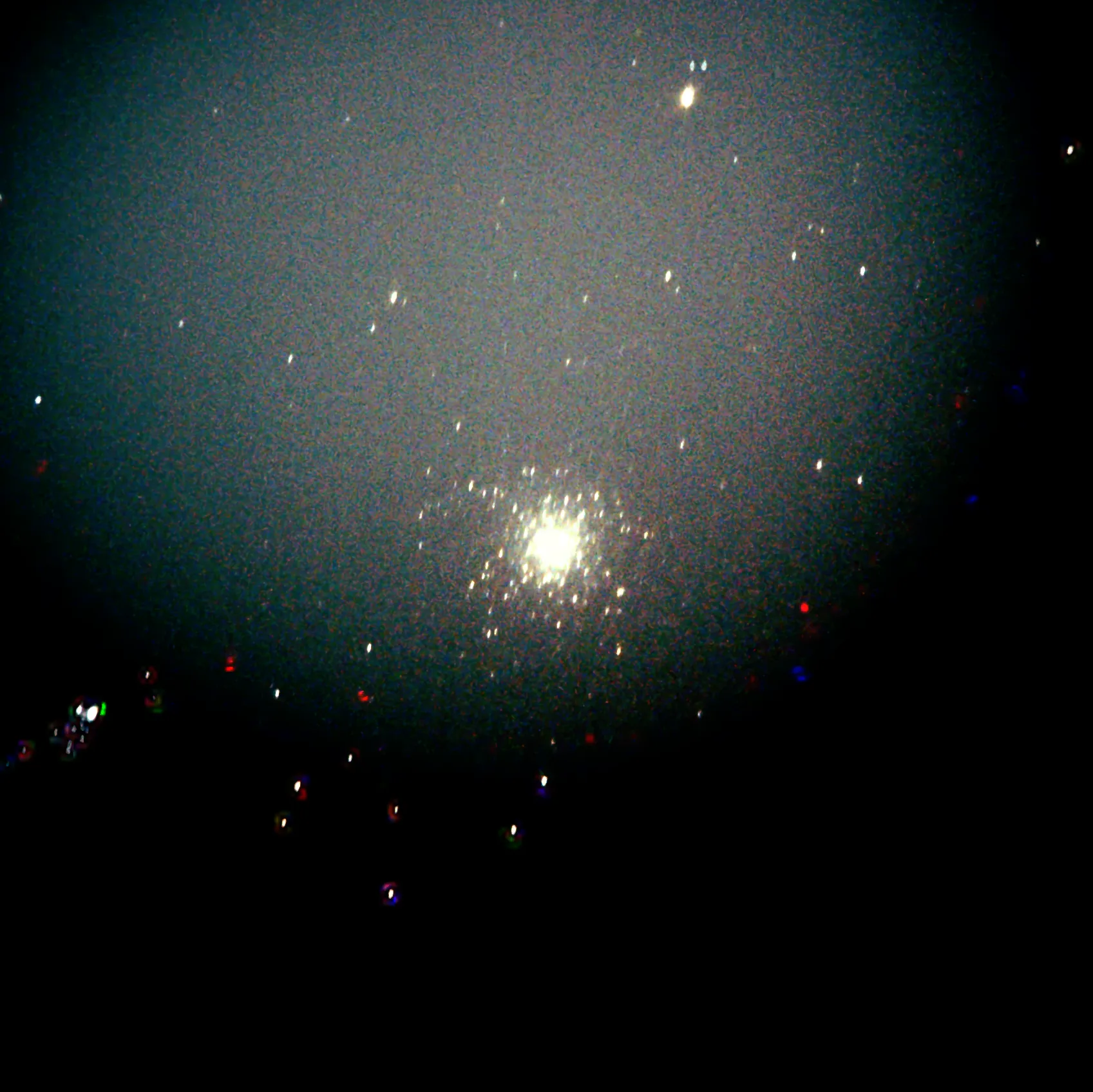 An image of the Great Globular Cluster in Hercules.