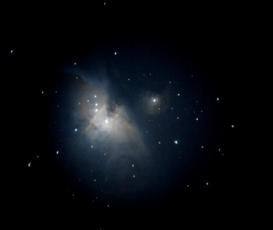 An image of the Orion Nebula with a non-overexposed core.