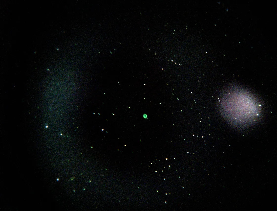 An image of the Ring Nebula.