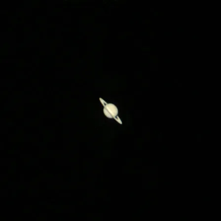 A close-up image of Saturn with its magnificent rings.